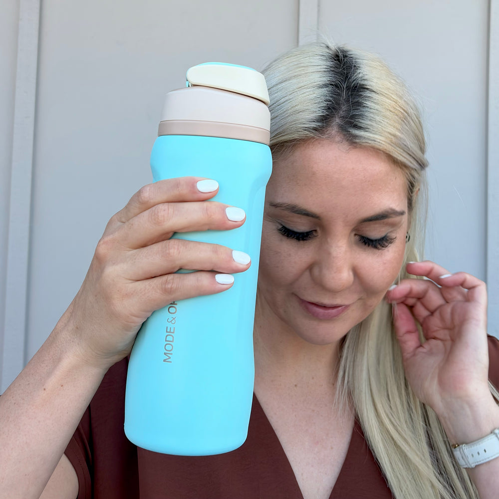 Insulated Drink Bottle, Powder Blue