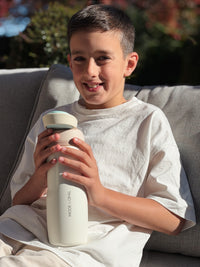 Insulated Drink Bottle - Soft Cream