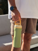 Insulated Drink Bottle - Sage Green